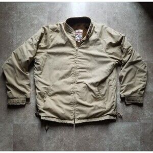 Vintage Peters Khaki Sherpa lined jacked M
